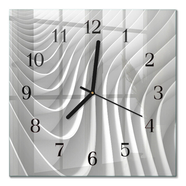 Quadrato orologio da parete Astrazione
