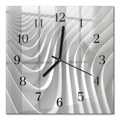Quadrato orologio da parete Astrazione