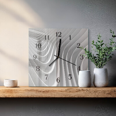 Quadrato orologio da parete Astrazione