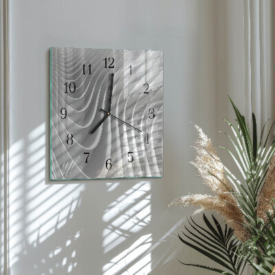 Quadrato orologio da parete Astrazione