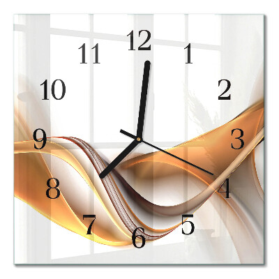 Quadrato orologio da parete Astrazione