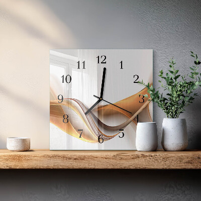 Quadrato orologio da parete Astrazione