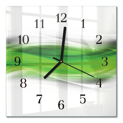 Quadrato orologio da parete Astrazione