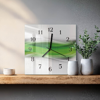 Quadrato orologio da parete Astrazione