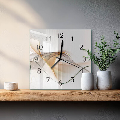 Orologio quadrato Astrazione