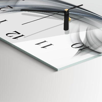 Quadrato orologio in vetro decorativo Astrazione