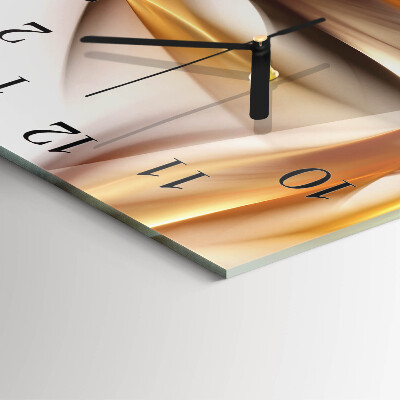 Orologio quadrato in vetro Astrazione
