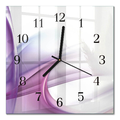 Quadrato orologio da parete Astrazione