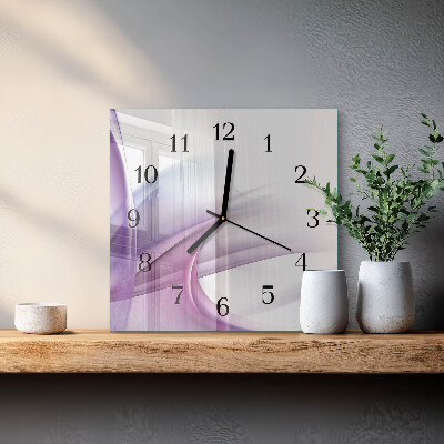 Quadrato orologio da parete Astrazione