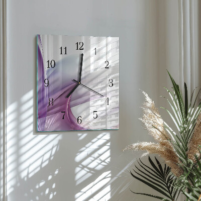 Quadrato orologio da parete Astrazione