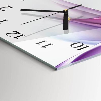 Quadrato orologio da parete Astrazione