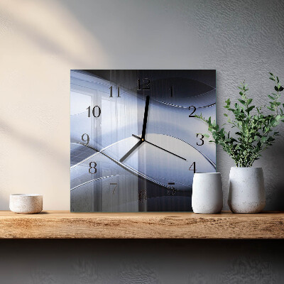 Quadrato orologio da parete Astrazione