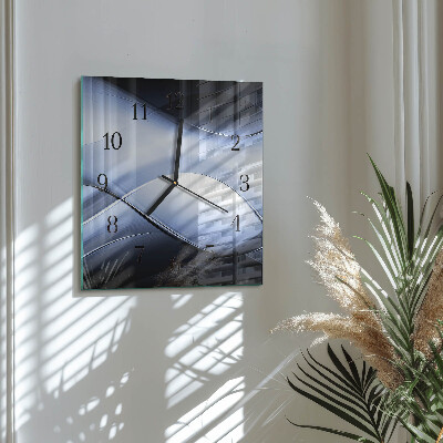 Quadrato orologio da parete Astrazione