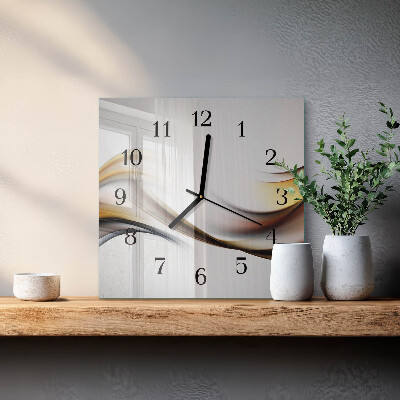 Orologio quadrato Astrazione