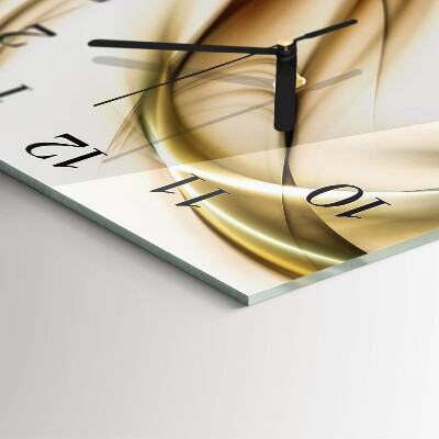 Orologio quadrato in vetro Astrazione