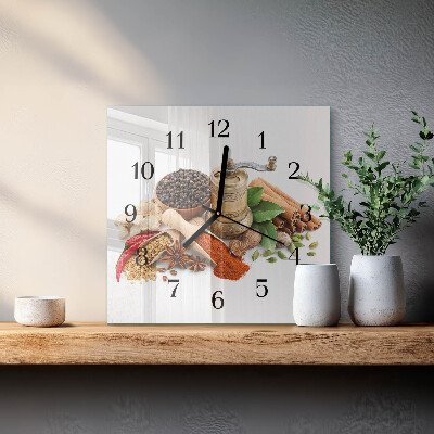 Orologio quadrato Spezie