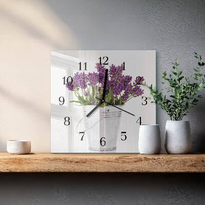 Orologio quadrato Lavanda