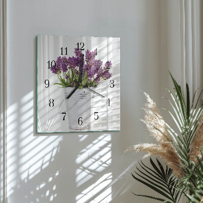 Orologio quadrato Lavanda