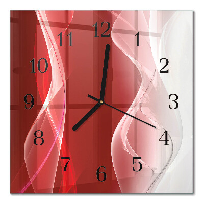 Quadrato orologio da parete Astrazione