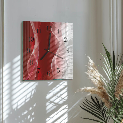Quadrato orologio da parete Astrazione