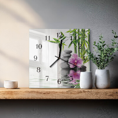 Orologio quadrato Albero fiorito