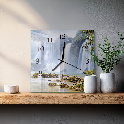 Orologio quadrato Cascata