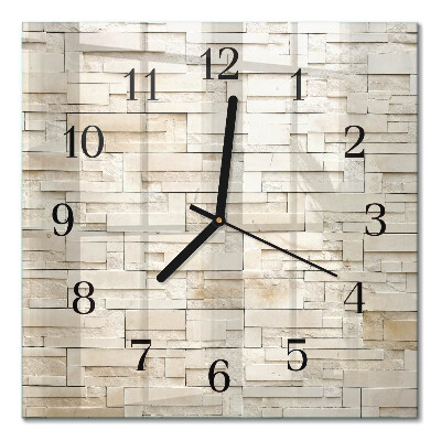 Orologio quadrato Muro di pietra