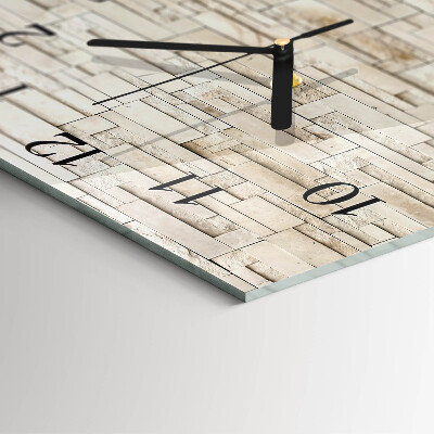 Orologio quadrato Muro di pietra