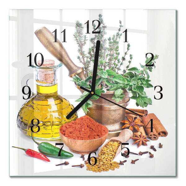 Orologio quadrato Spezie