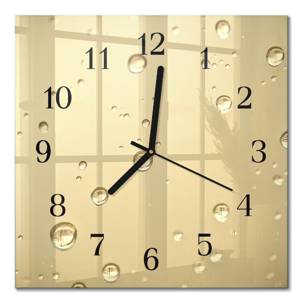 Orologio quadrato Gocce