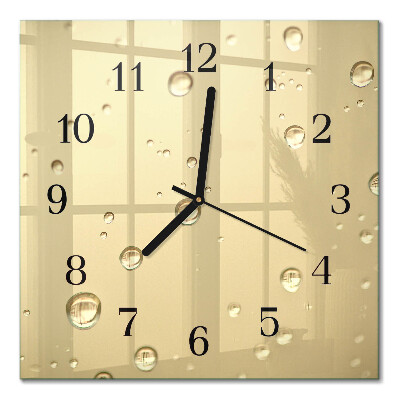 Orologio quadrato Gocce