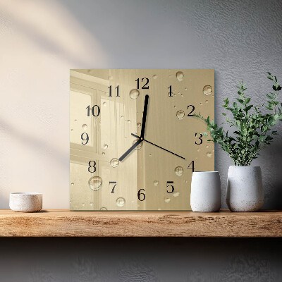 Orologio quadrato Gocce