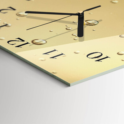 Orologio quadrato Gocce
