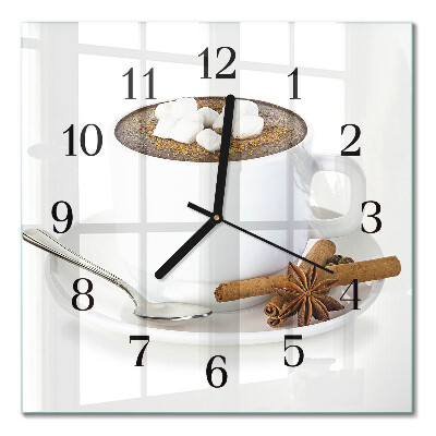 Orologio quadrato Cioccolato