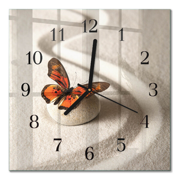 Orologio quadrato Farfalla