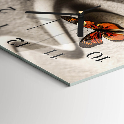 Orologio quadrato Farfalla