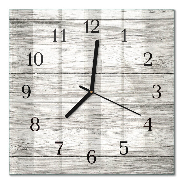 Quadrato orologio da parete Pannelli grigi