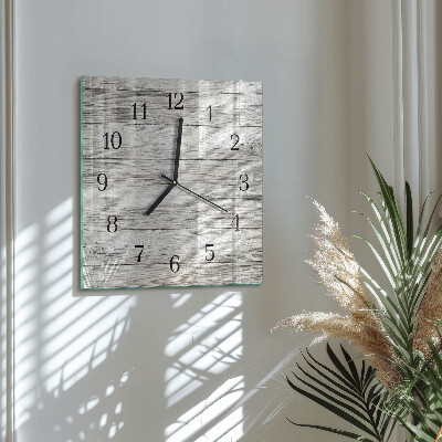 Quadrato orologio da parete Pannelli grigi