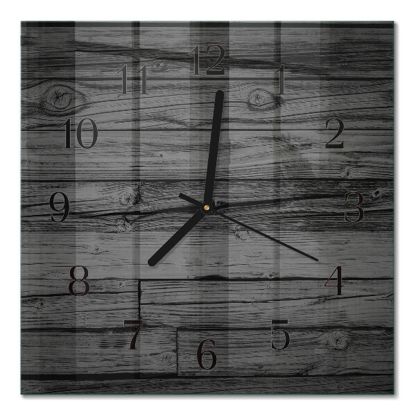Orologio quadrato Legna