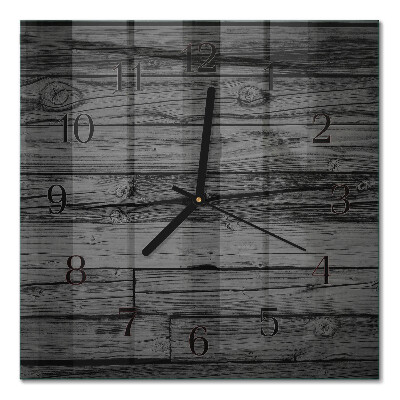 Orologio quadrato Legna