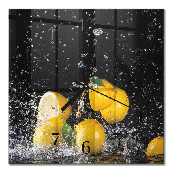 Quadrato orologio da parete Limoni