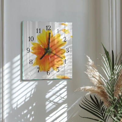 Orologio quadrato Fiore