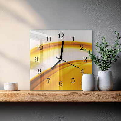 Quadrato orologio da parete Arte astratta