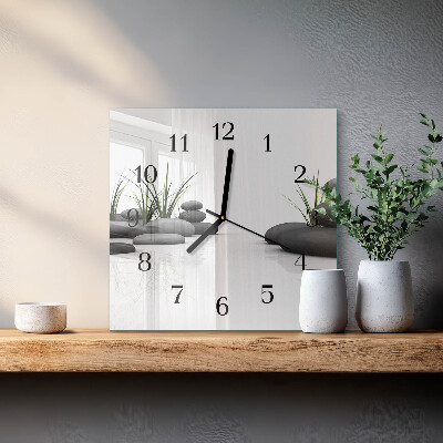 Orologio quadrato Pietre termali