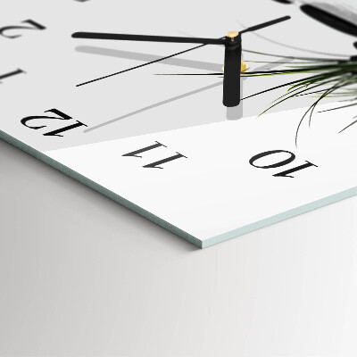 Orologio quadrato in vetro Pietre