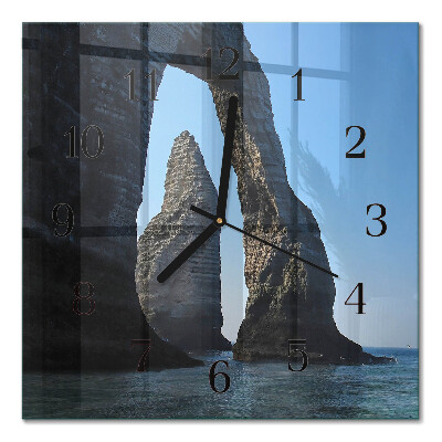 Quadrato orologio in vetro decorativo Calcolo