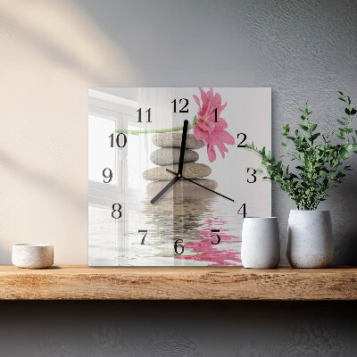 Orologio quadrato Pietre