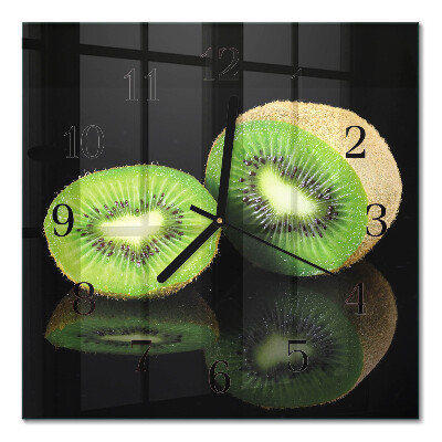 Quadrato orologio da parete Kiwi