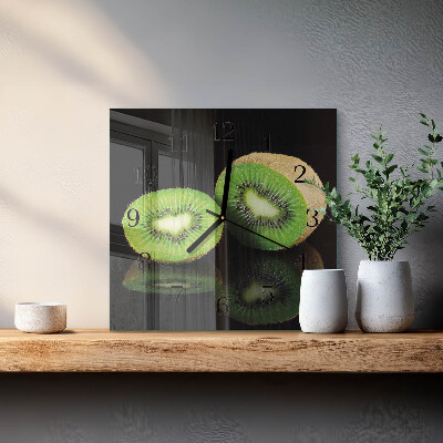 Quadrato orologio da parete Kiwi