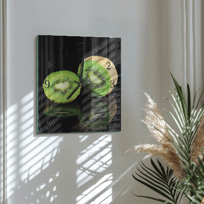 Quadrato orologio da parete Kiwi